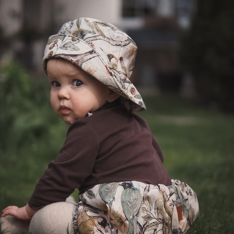 Baumwollhut für Kinder – Breite Krempe für Sonnenschutz – Größen S, M, L – Perfekt für Mädchen und Jungen