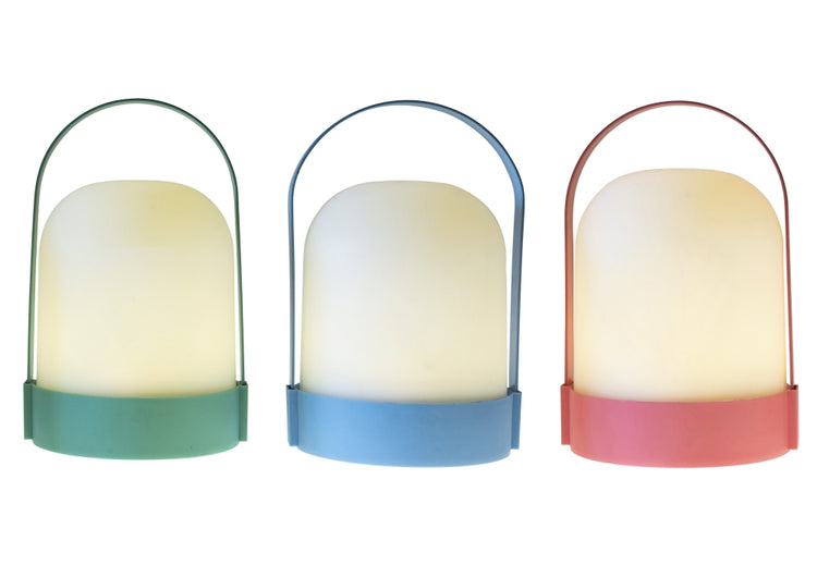LED-Lampe-Metall-3er-Set