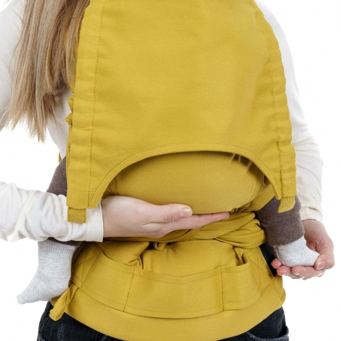 Das Design kann als Bauch- und Rückentrage verwendet werden