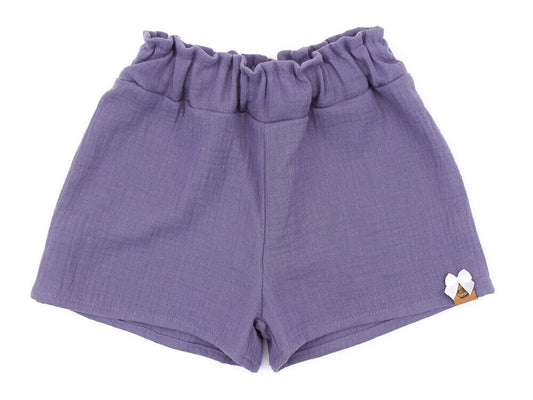 Paperbag Shorts | Musselin | flieder