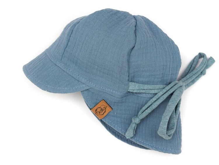 Sonnenhut | Musselin | rauchblau