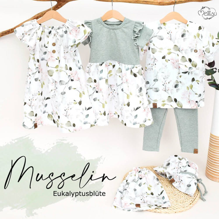 T-Shirt | Musselin | Eukalyptusblüte