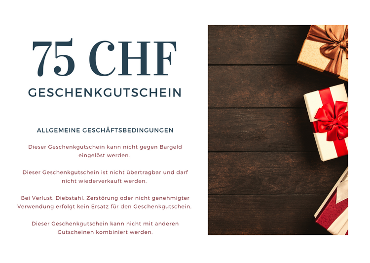 Geschenkgutschein zu Weihnachten