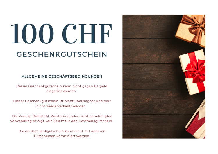 Geschenkgutschein zu Weihnachten