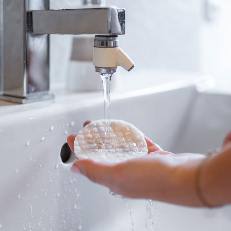Abschminken, Wattepads nachhaltig, wiederverwendbar, waschbar