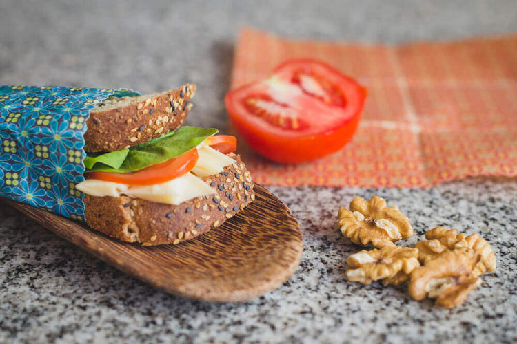 Bienenwachstuch ideal für Sandwiches