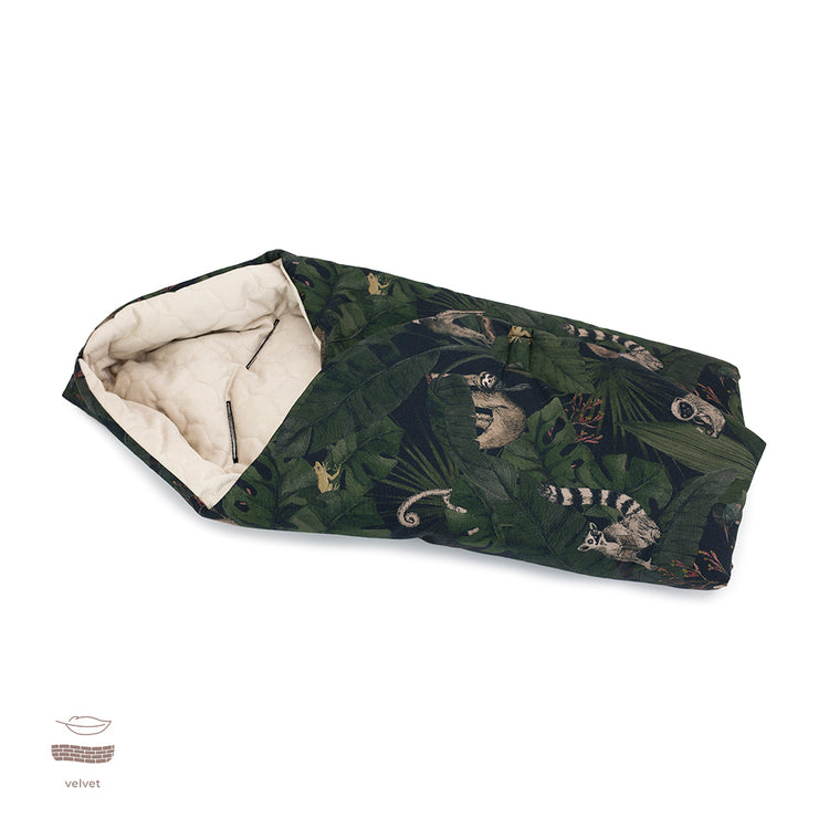 Decke für Babyschale Makaszka Jungle Detectives