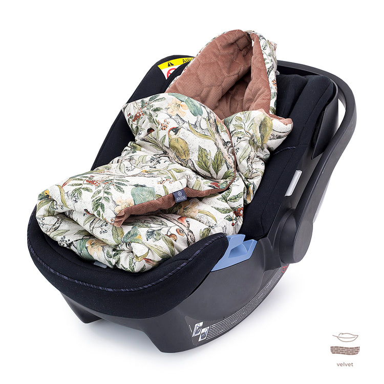 Decke für Babyschale Makaszka Ornithology