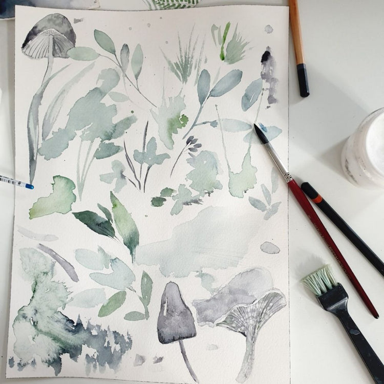 Decke für Babyschale Sage Green