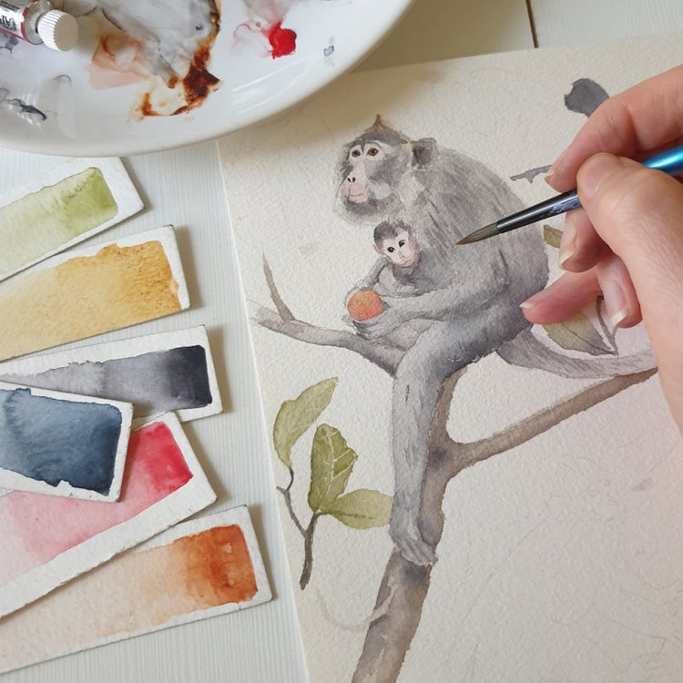 Decke für Babyschale Monkeys