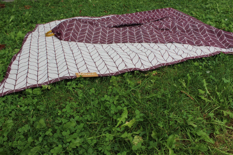 Kavka Ringsling bordeaux/weiß