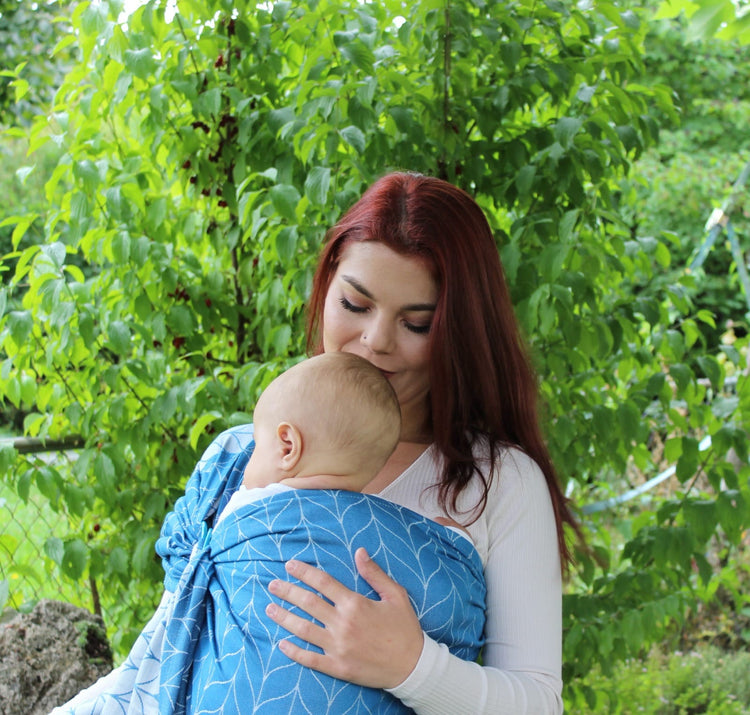 Kavka Ringsling hellblau
