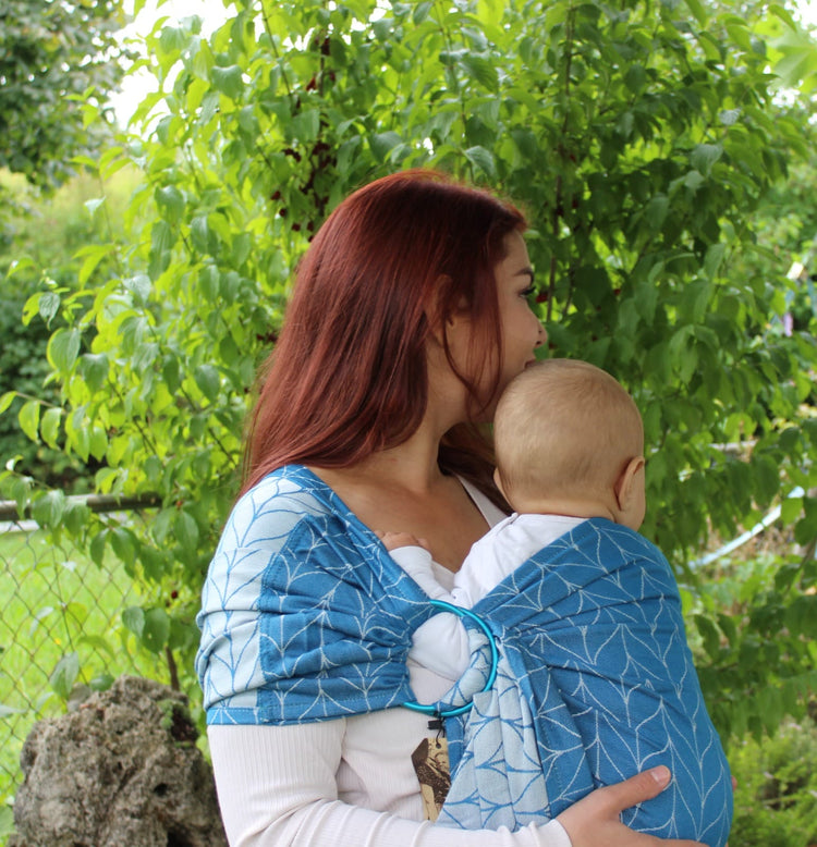 Kavka Ringsling hellblau