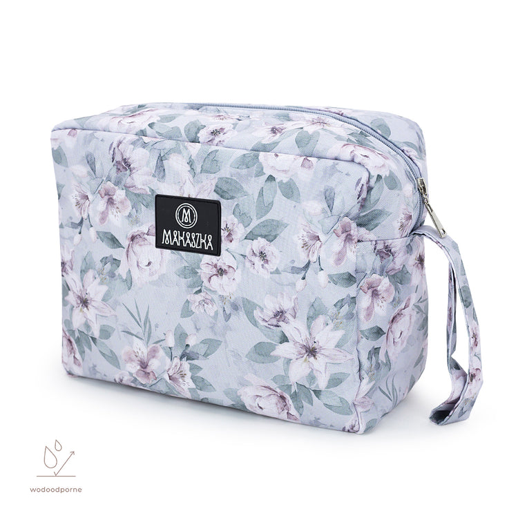 Wasserdichte Kosmetiktasche von Makaszka | Vintage Flowers