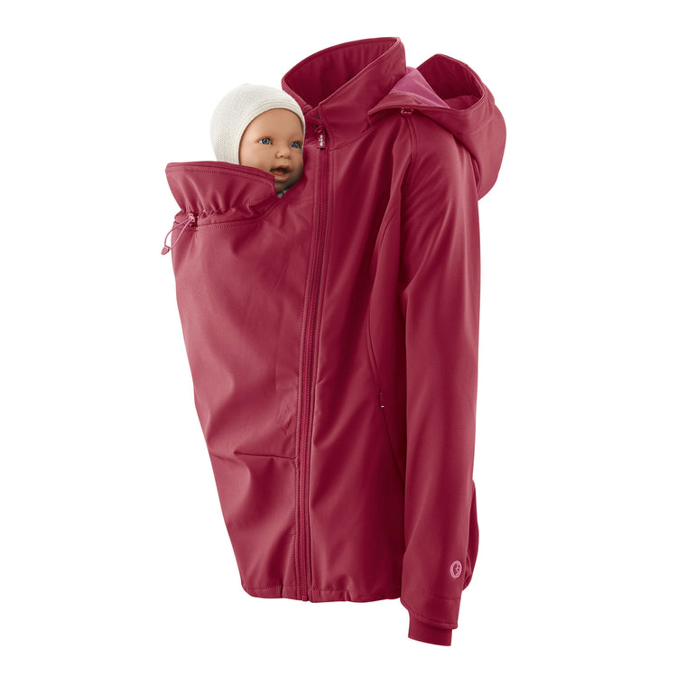 Mamalila Softshell Babywearing Jacket Allrounder | beere