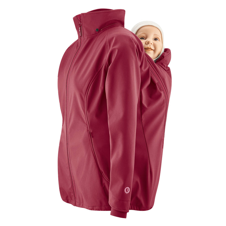 Mamalila Softshell Babywearing Jacket Allrounder | beere