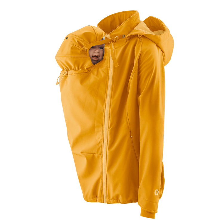 Mamalila Softshell Babywearing Jacket Allrounder | senf