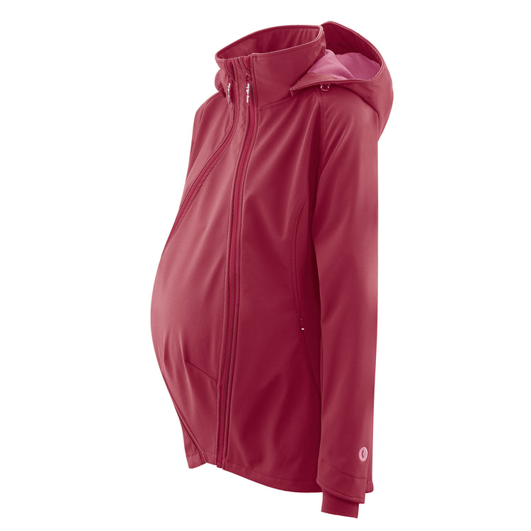 Mamalila Softshell Babywearing Jacket Allrounder | beere