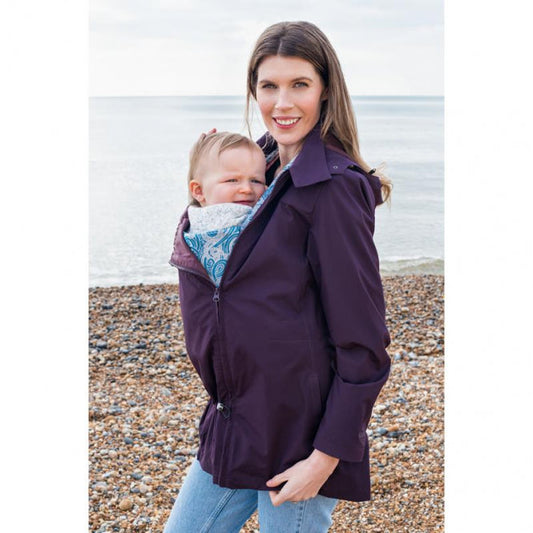 Wombat Regenjacke in purple