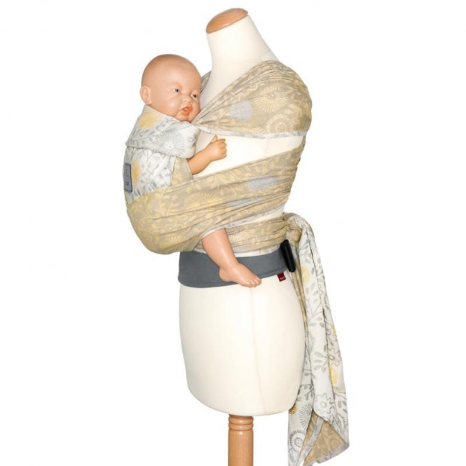 kuschelige und top-bequeme Babytrage aus Bio-Baumwolle