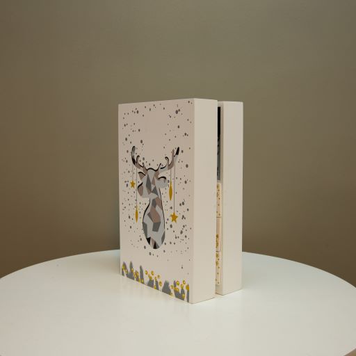 Adventskalender mit 8 LED Lichtern