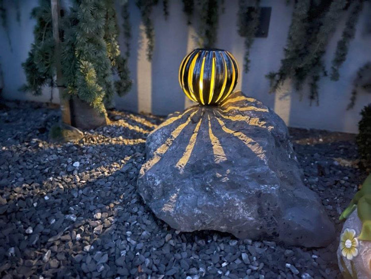 Solarleuchte, Solarlampe, Outdoor Beleuchtung, Metall Lampe outdoor