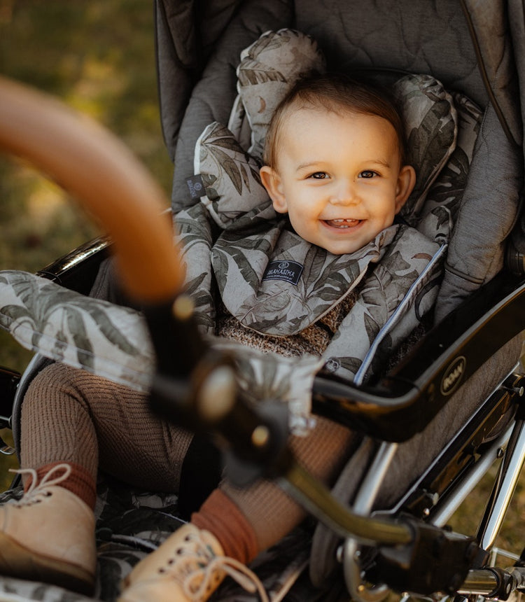 Griffschutz für Kinderwagen Universal, Bügelschoner | Makaszka - Sawanna