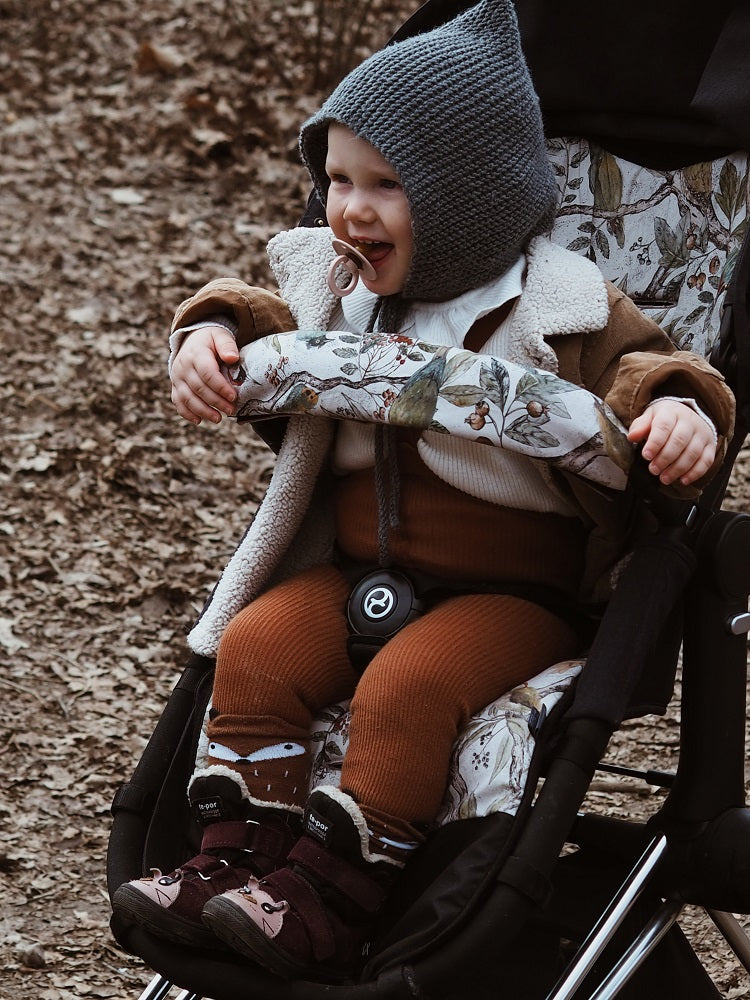 Griffschutz für Kinderwagen Universal, Bügelschoner | Makaszka - Monkeys