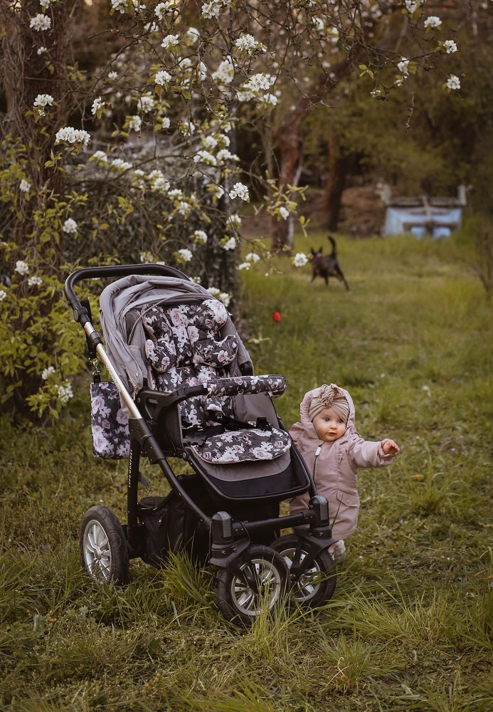 Griffschutz für Kinderwagen Universal, Bügelschoner | Makaszka - Sawanna