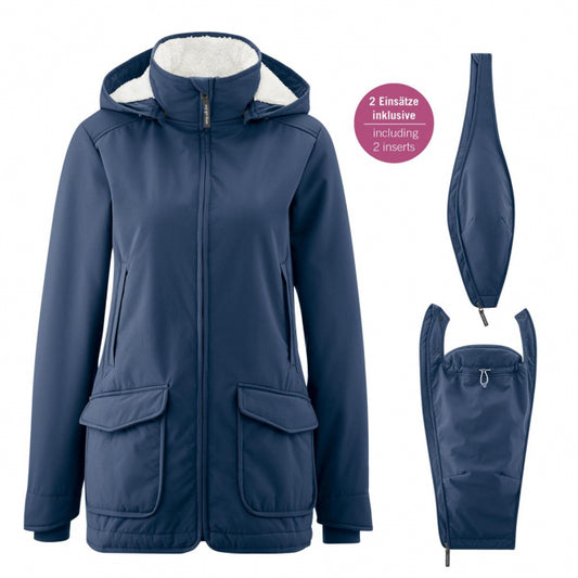 Mamalila Tragejacke Cosy Allrounder | Navy Blue