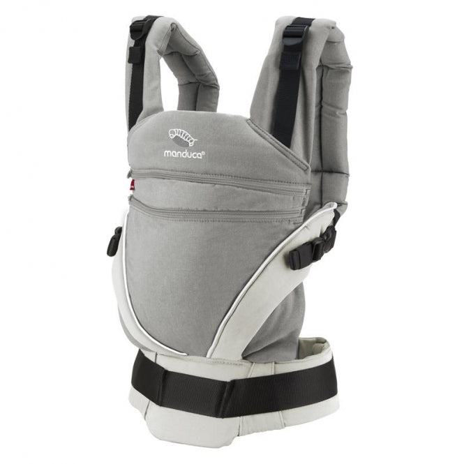 Tragehilfe manduca XT grau-weiss