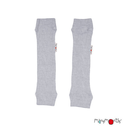 ManyMonths Woll-Stulpen | Platinum Grey