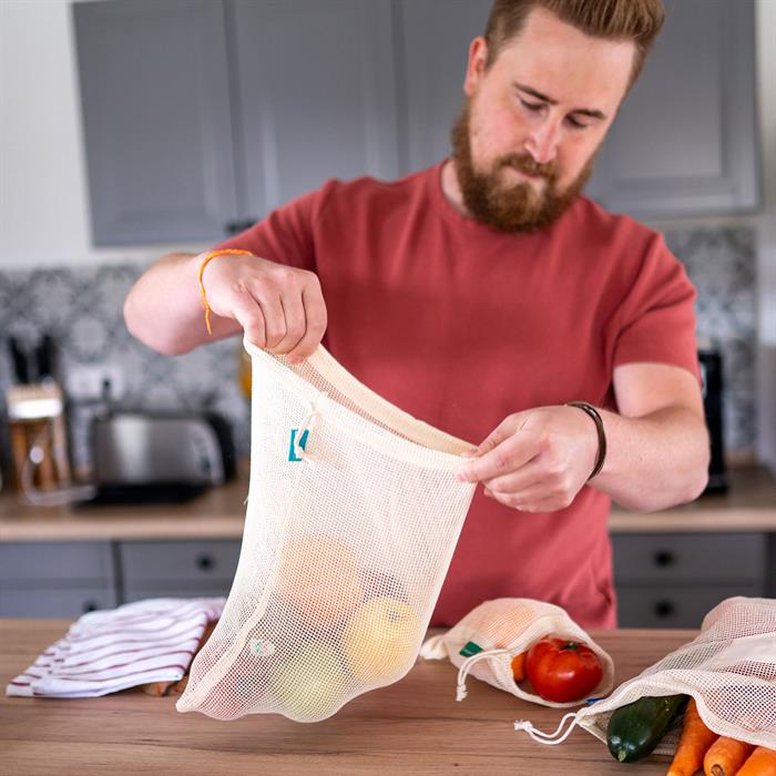 Die Beutel sind umweltfreundlich und vegan
