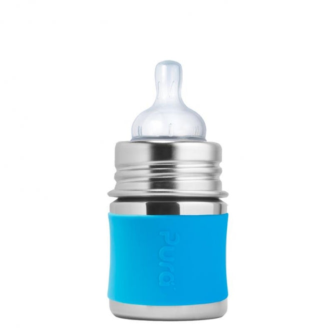 150 ml Babyflasche mit Sauger pink