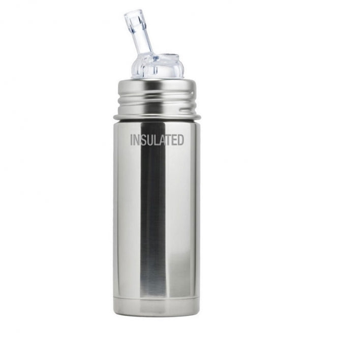 Pura Isolierflasche mit Strohhalm 260 ml ohne ÜBERZUG