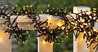 LED Outdoor "Cluster" Lichterkette in verschiedenen Längen