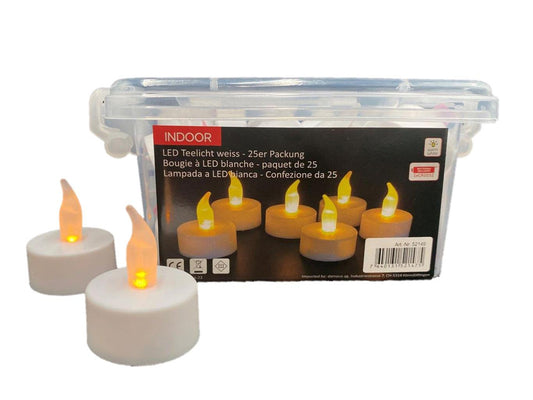 LED Teelicht 25er Set inkl. Batterien