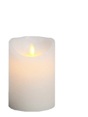 LED Wachskerze mit beweglicher Flamme in verschiedenen Grössen
