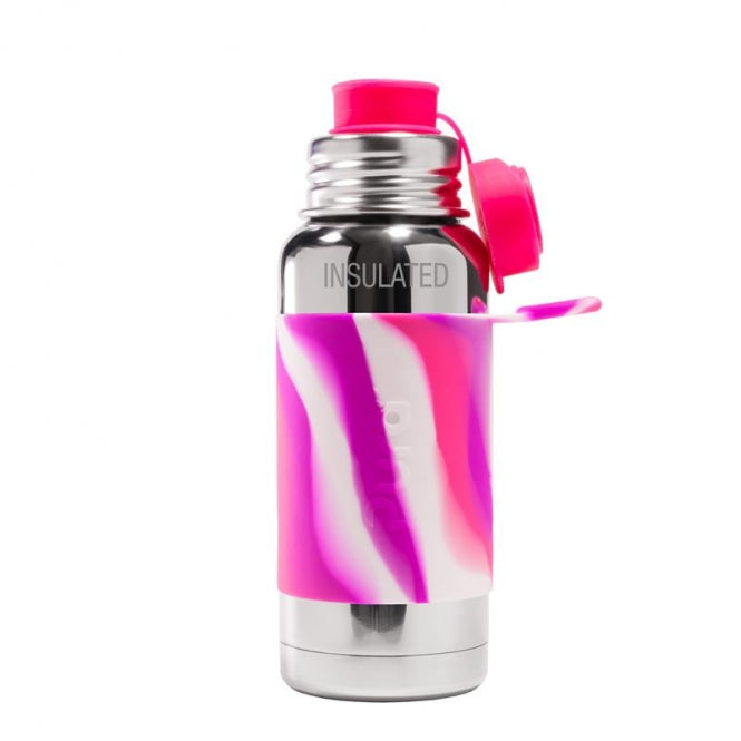 Pura Sport Isolierflasche 475 ml Pink Swirl