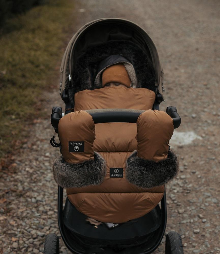 Handschuhe für Kinderwagen / Handwärmer Woodland