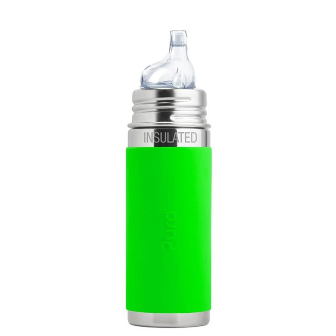 Trinklern Isolierflasche grün